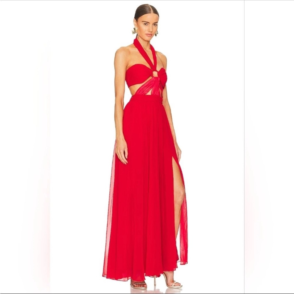 PatBO Red Maxi Dress in size XS - Picture 5 of 6